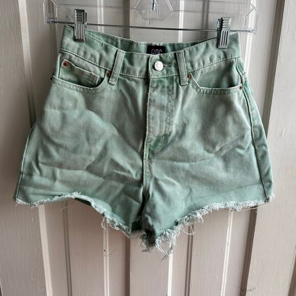 Urban Outfitters BDG A-Line Short Turquoise - Picture 2 of 11